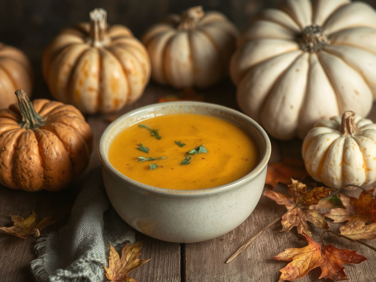 A sütőtökös leves gazdag vitaminokban és könnyen elkészíthető.