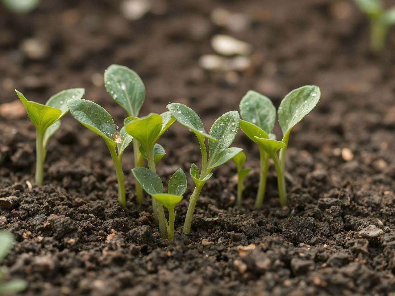 A növekedési fázisban rendszeres öntözés és gyomirtás szükséges.
