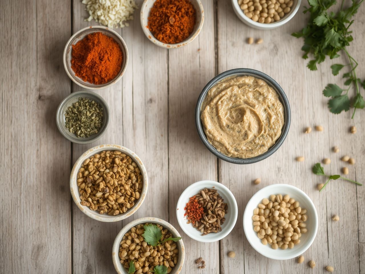 A fűszerek finom egyensúlya teszi különlegessé a lencsekrémet.