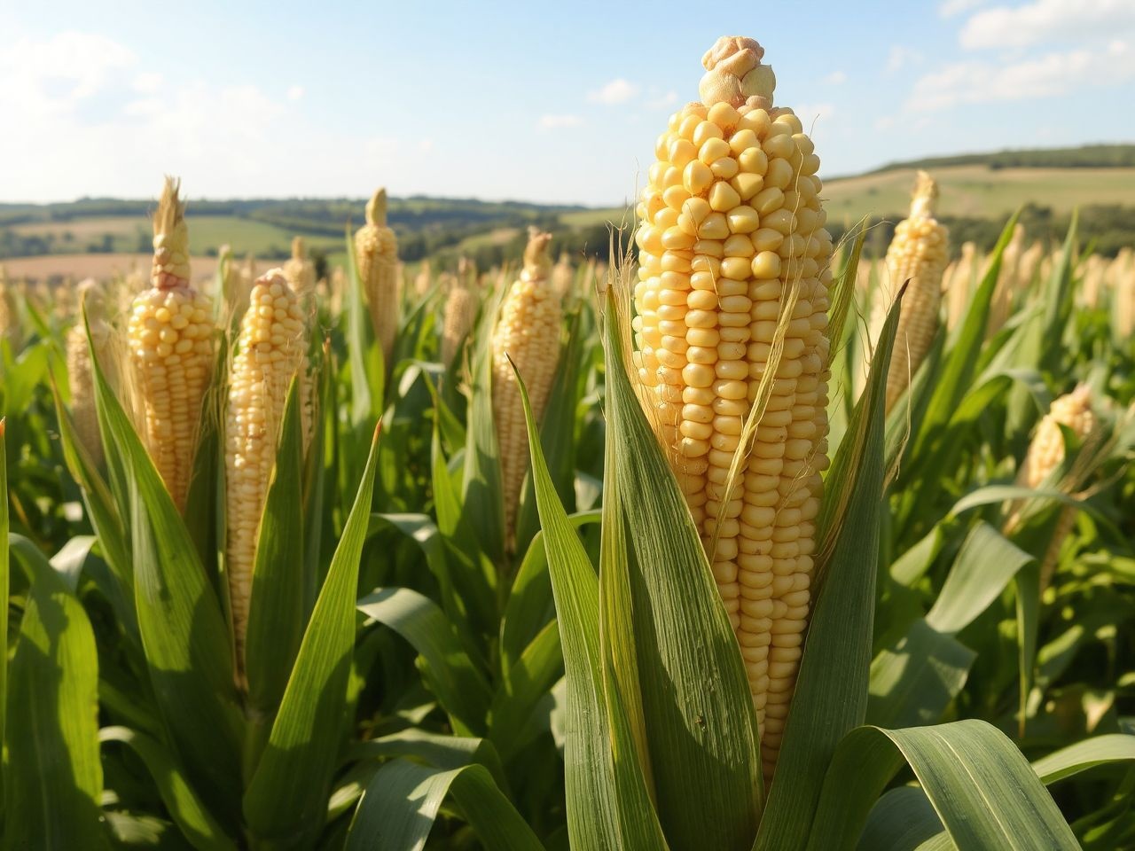 Magyarország déli területein főként takarmánykukoricát termesztenek.