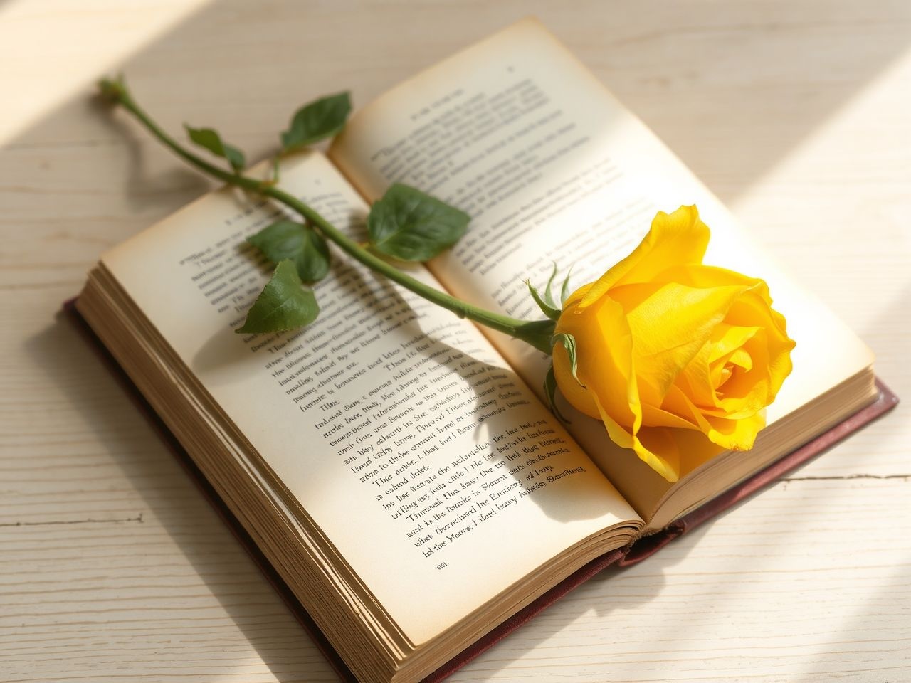 A sárga rózsa az irodalomban gyakran az öröm szimbóluma.