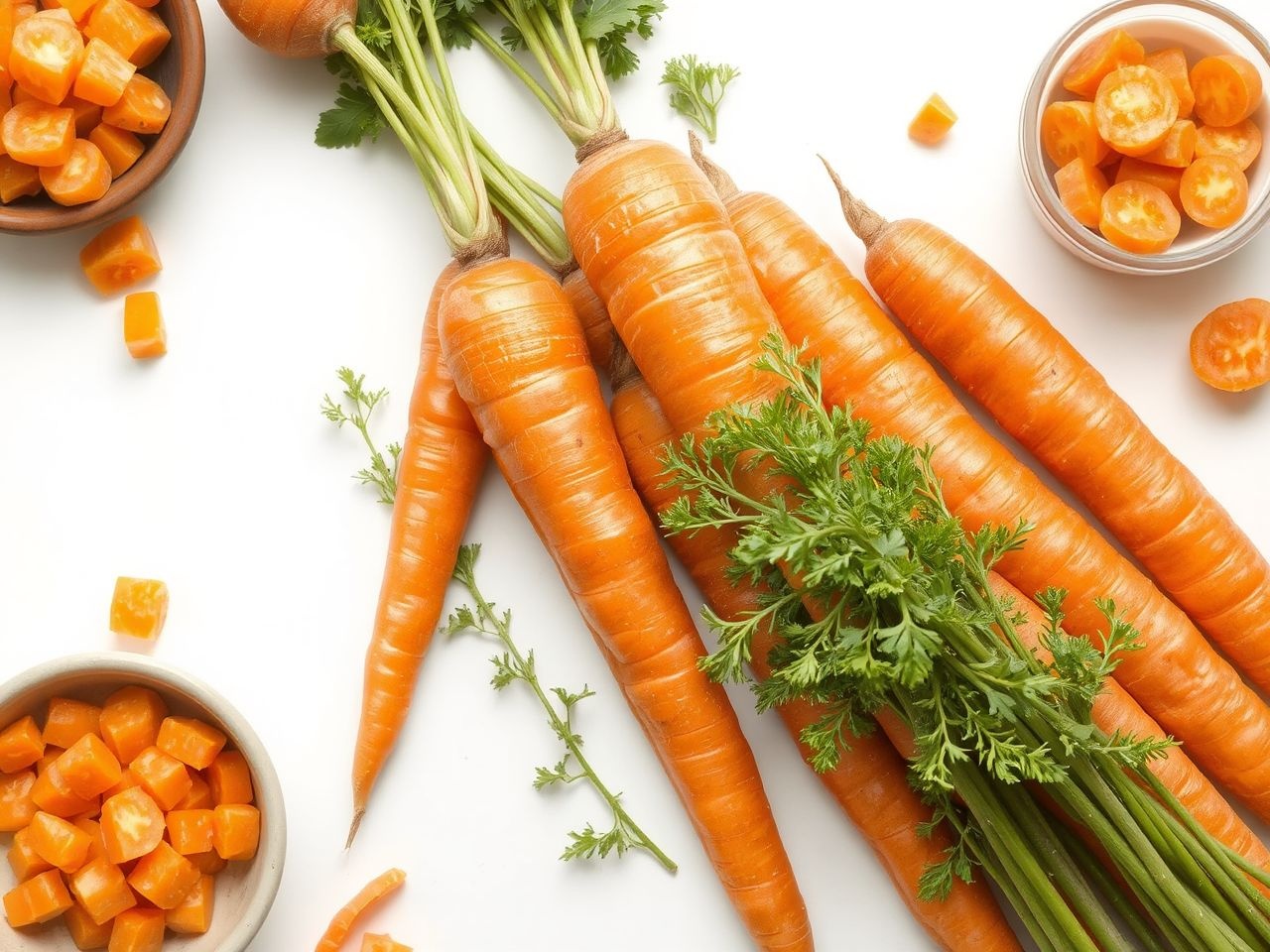 A sárgarépa gazdag antioxidánsokban, támogatja a látást.