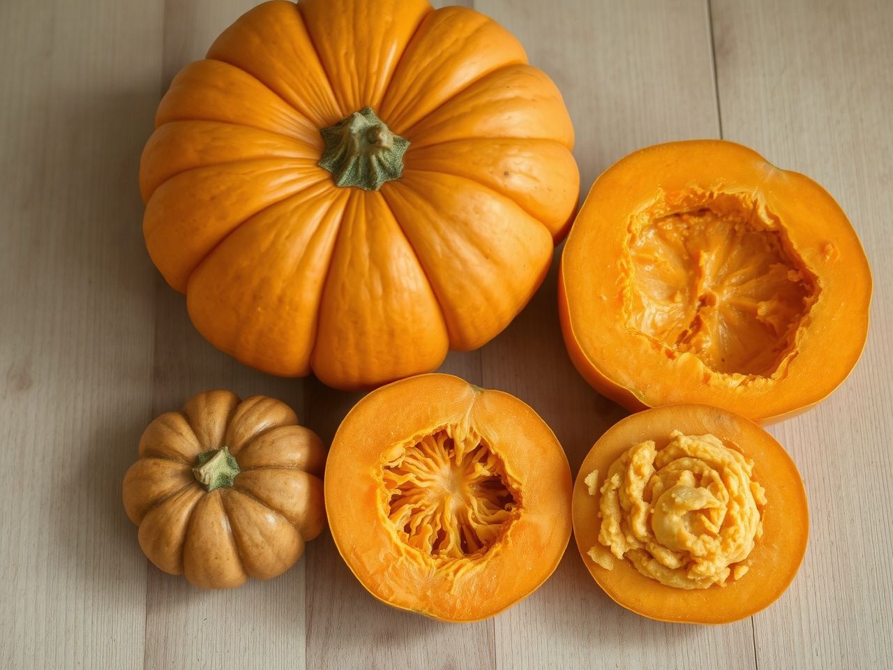 A sütőtök gazdag béta-karotinban, támogatja a baba látását.