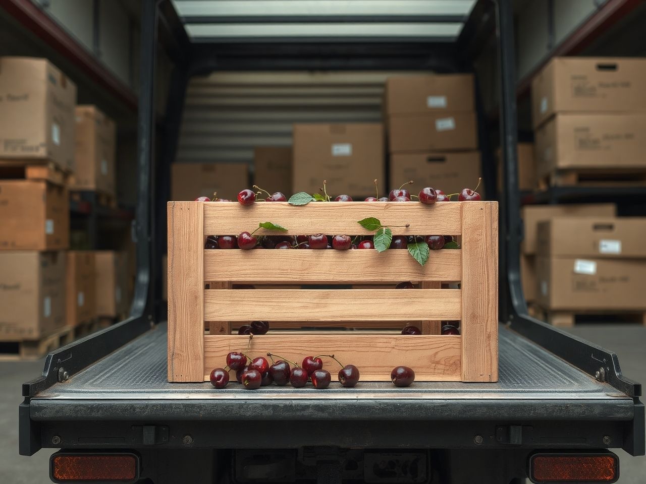 A szállítás gyorsasága jelentősen befolyásolja a cseresznye árát.