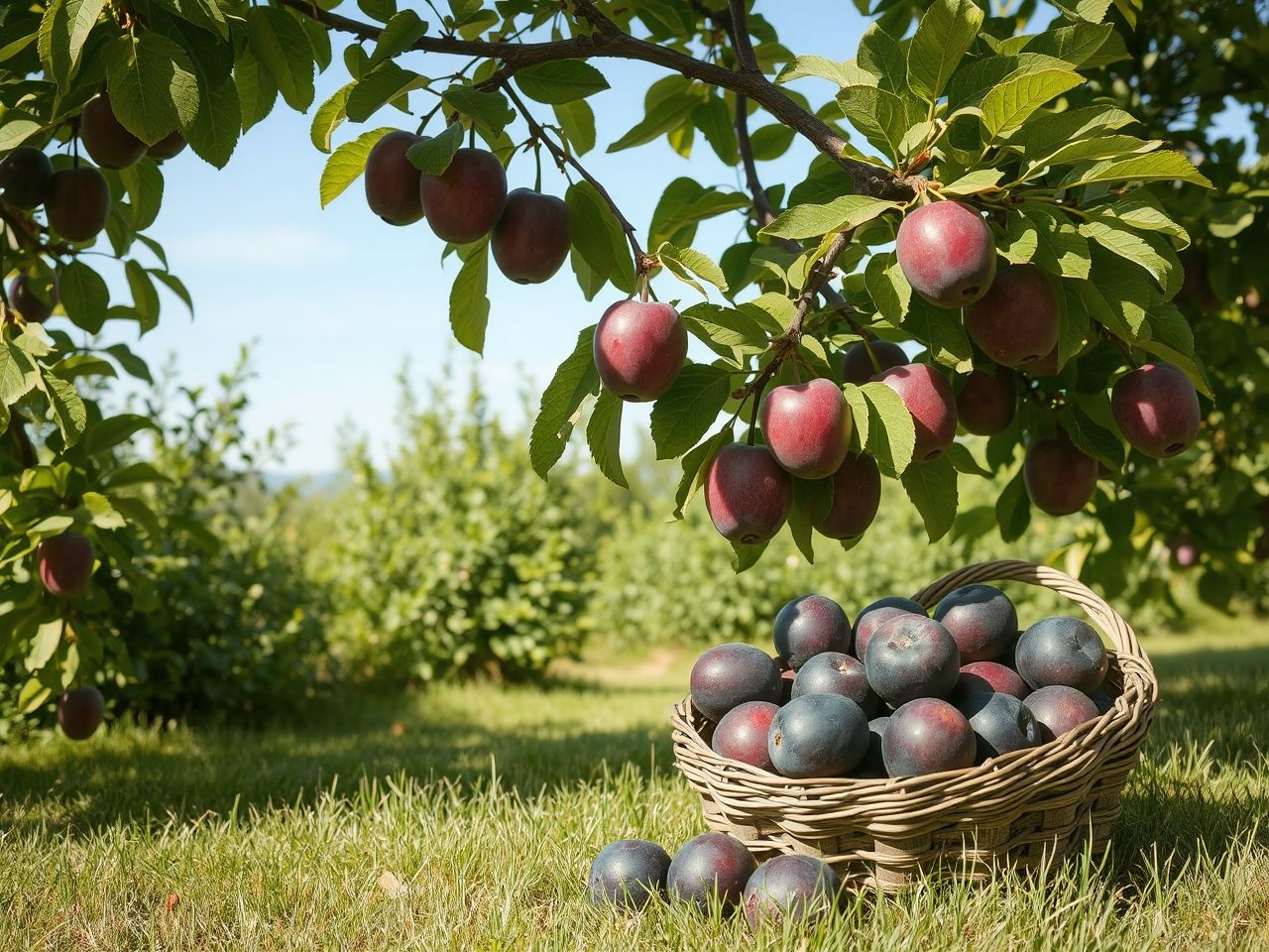 A szilva betakarítása ősszel kezdődik, frissesség és íz garantált.