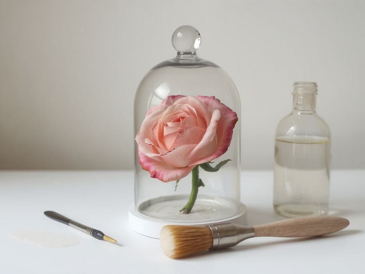 A tartósított rózsát közvetlen napfénytől távol érdemes tartani.