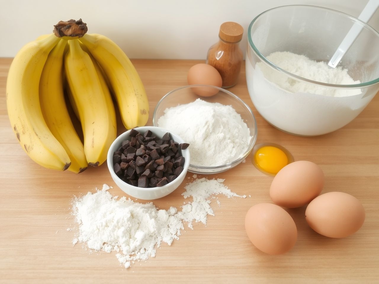 A tökéletes süti titka a friss, érett banán használata.