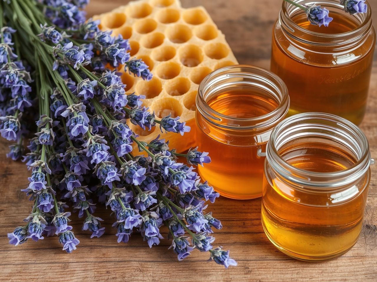 Csak válogatott levendula és méhek által gyűjtött méz kerülhet a szörpbe.