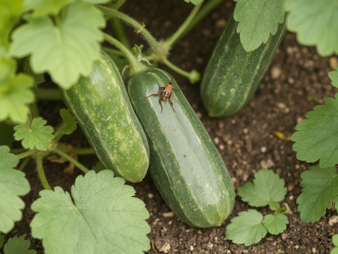 Az uborka védelmében a rendszeres permetezés elengedhetetlen.