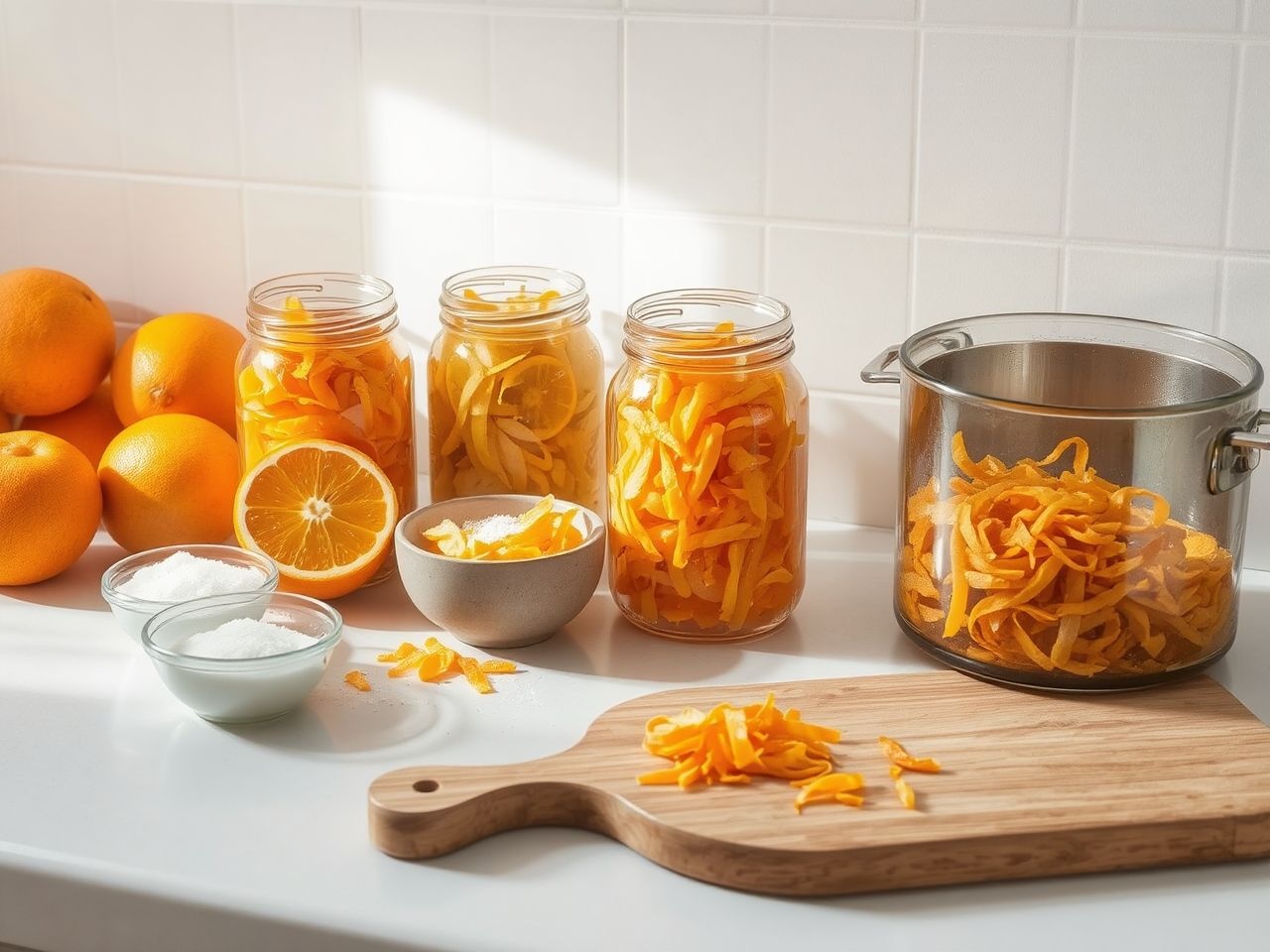 Kandírozott narancshéj sütemények és italok ízesítésére tökéletes.