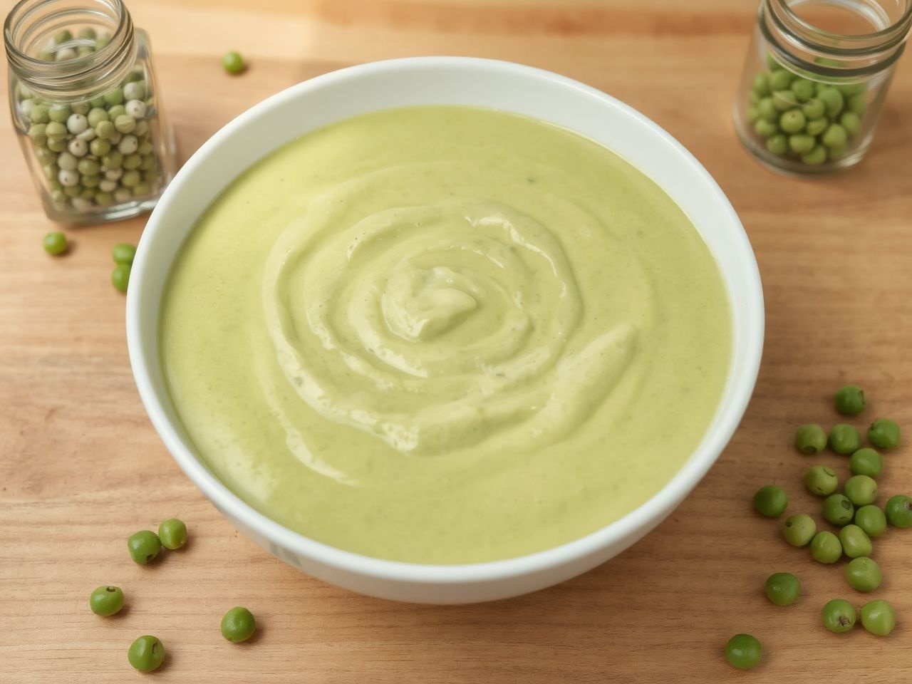 A túl főzés elkerülése garantálja a zöldborsófőzelék frissességét.