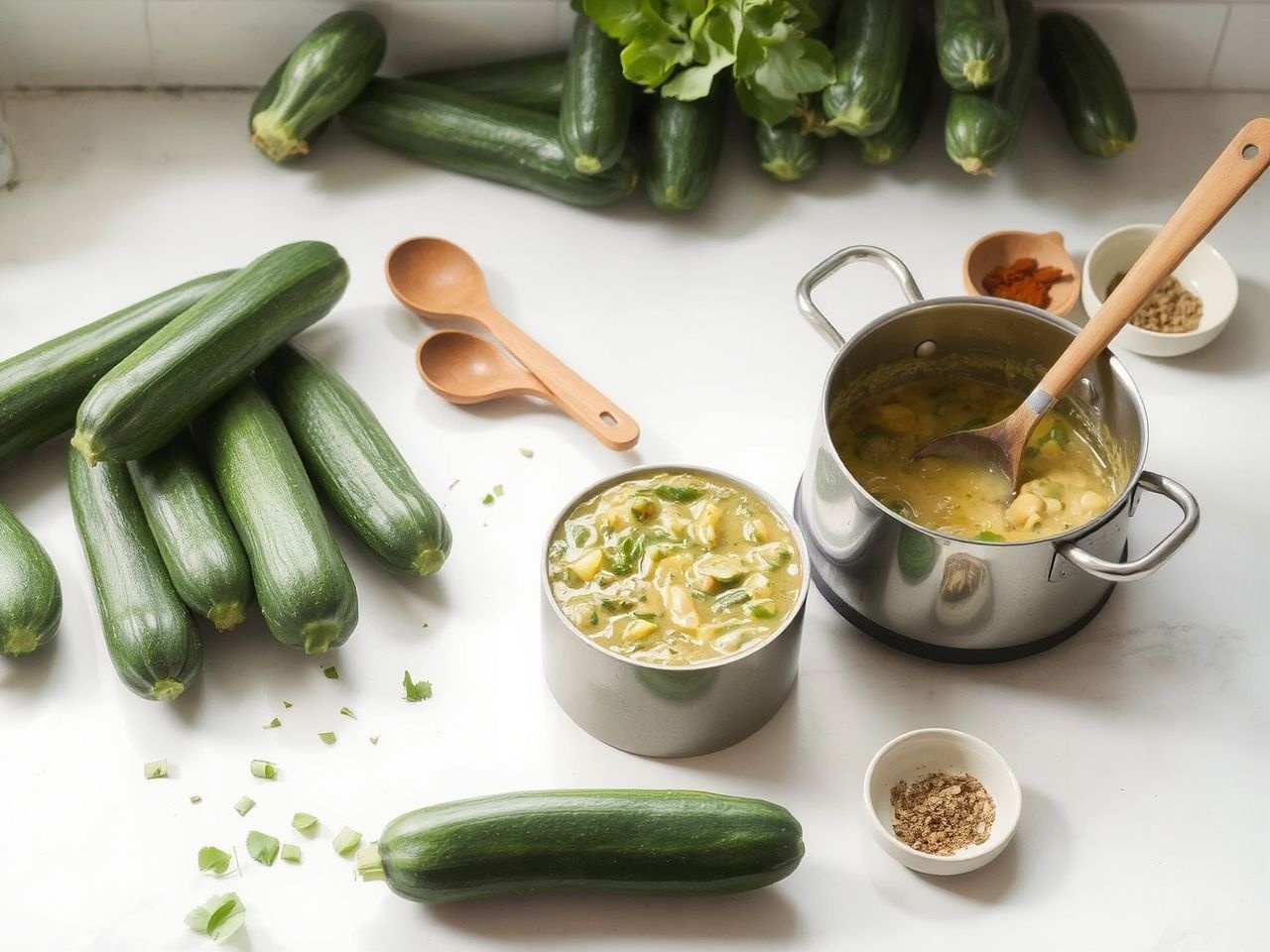 A túlzott hő elronthatja a cukkini friss ízét.