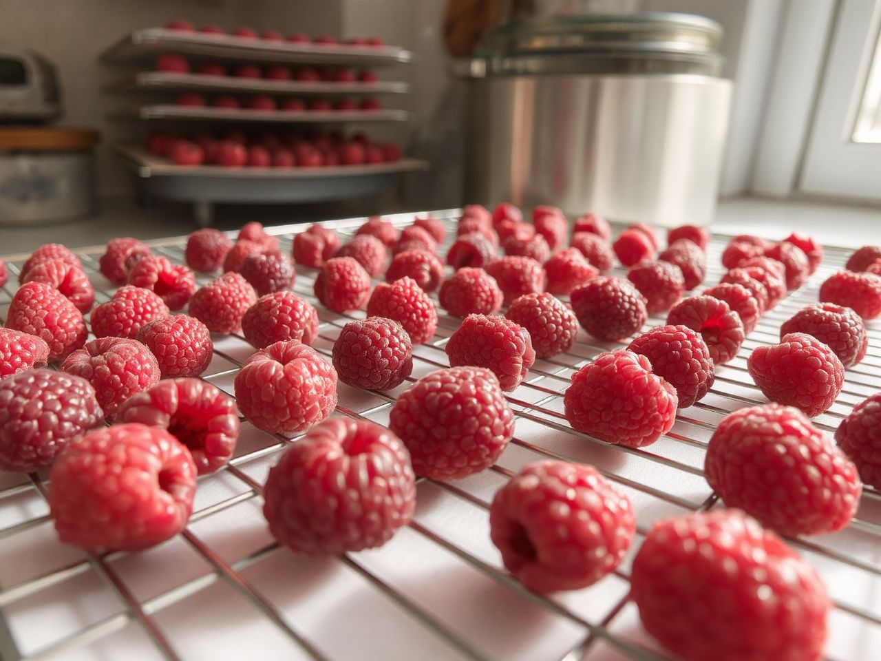 A túl magas hőmérséklet tönkreteszi a málna ízét.