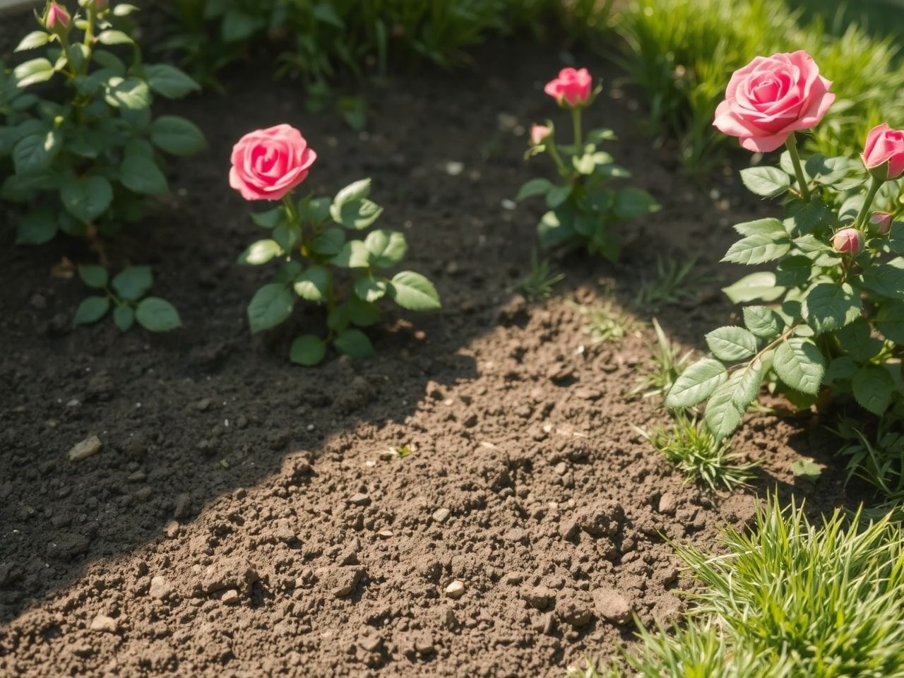 A megfelelő talajelőkészítés garantálja a rózsa egészséges növekedését.