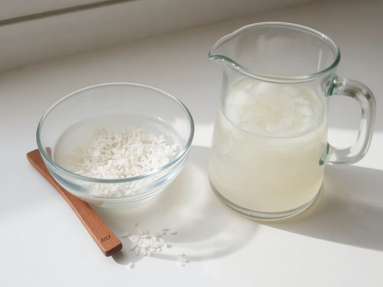 A rizsvíz gazdag aminosavakban, serkenti a haj növekedését.