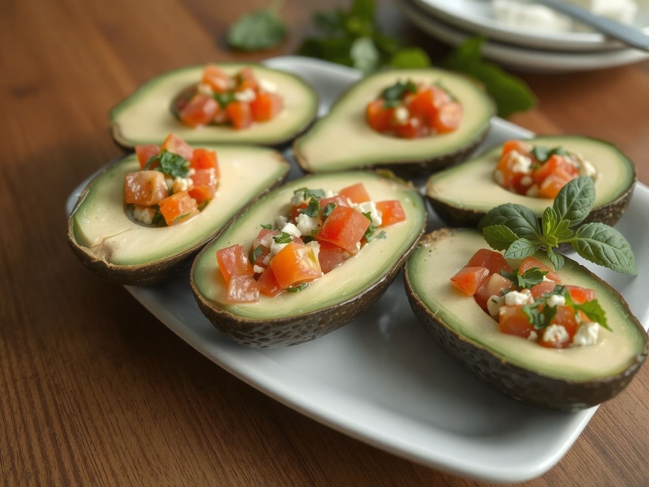 A klasszikus töltött avokádó tonhallal és friss zöldségekkel igazi nyár íz.