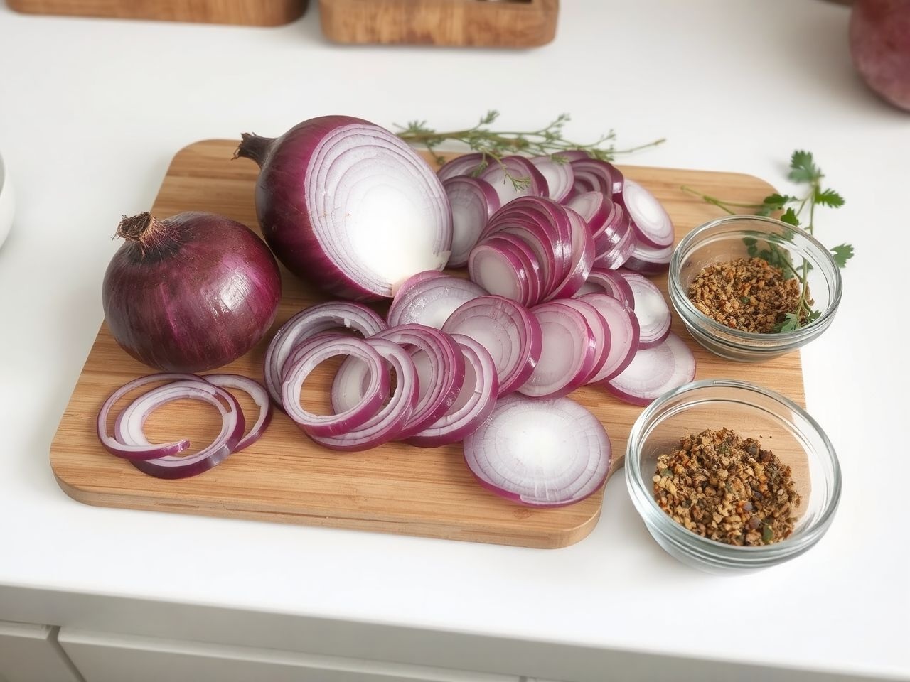 A lilahagyma édesebb, salátákhoz és nyersen ideális.