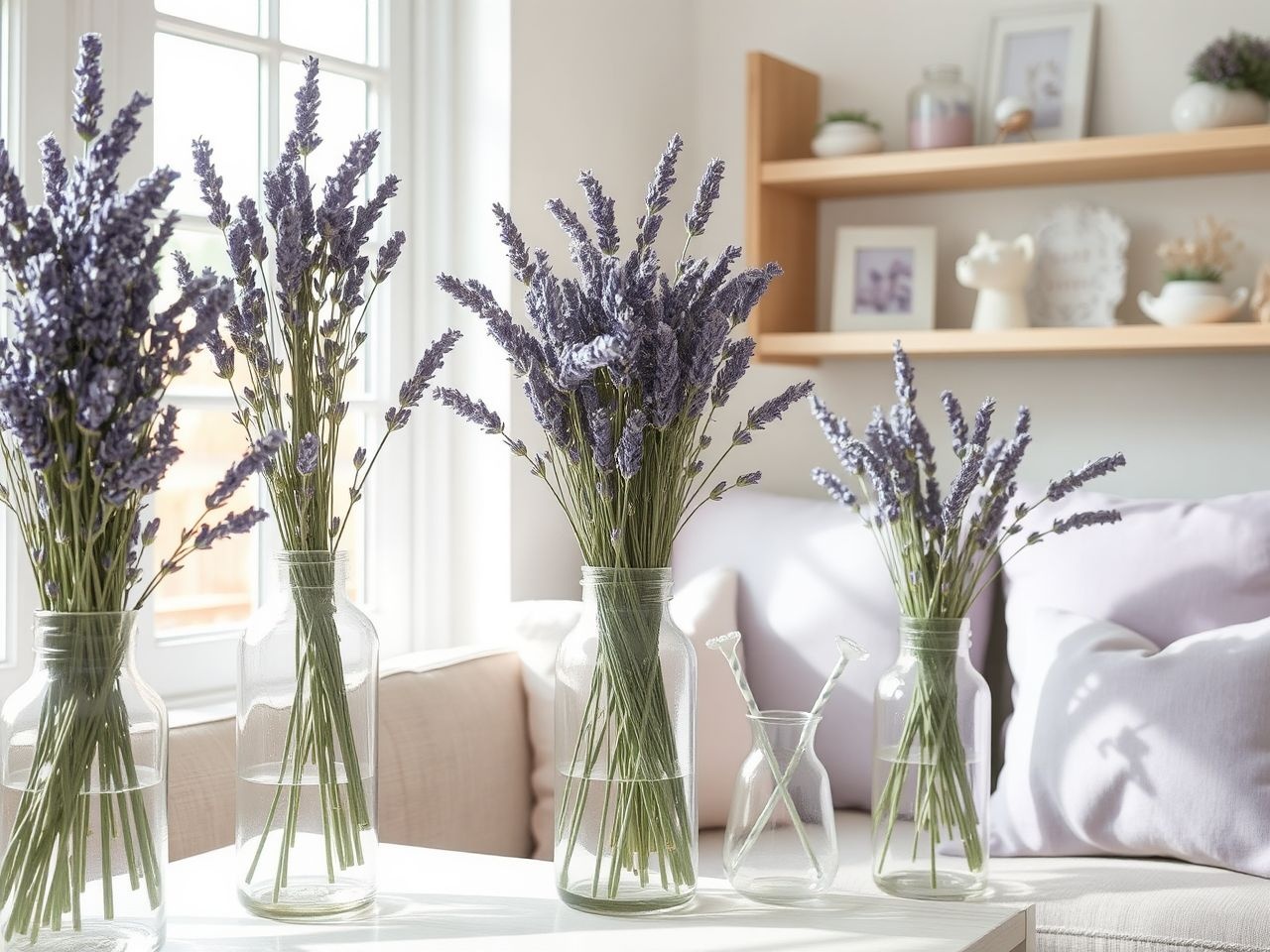 A levendulás képek egész évben friss, nyugtató hangulatot teremtenek.
