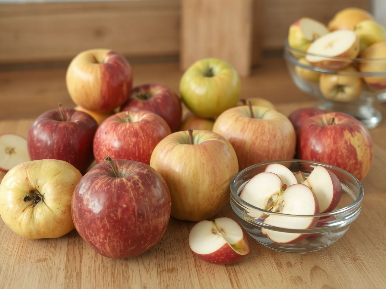 A savanykás almák hosszabb ideig frissek maradnak tároláskor.