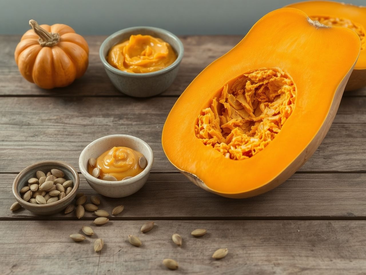 A kanadai sütőtök krémlevesként édes és selymes ízt ad.