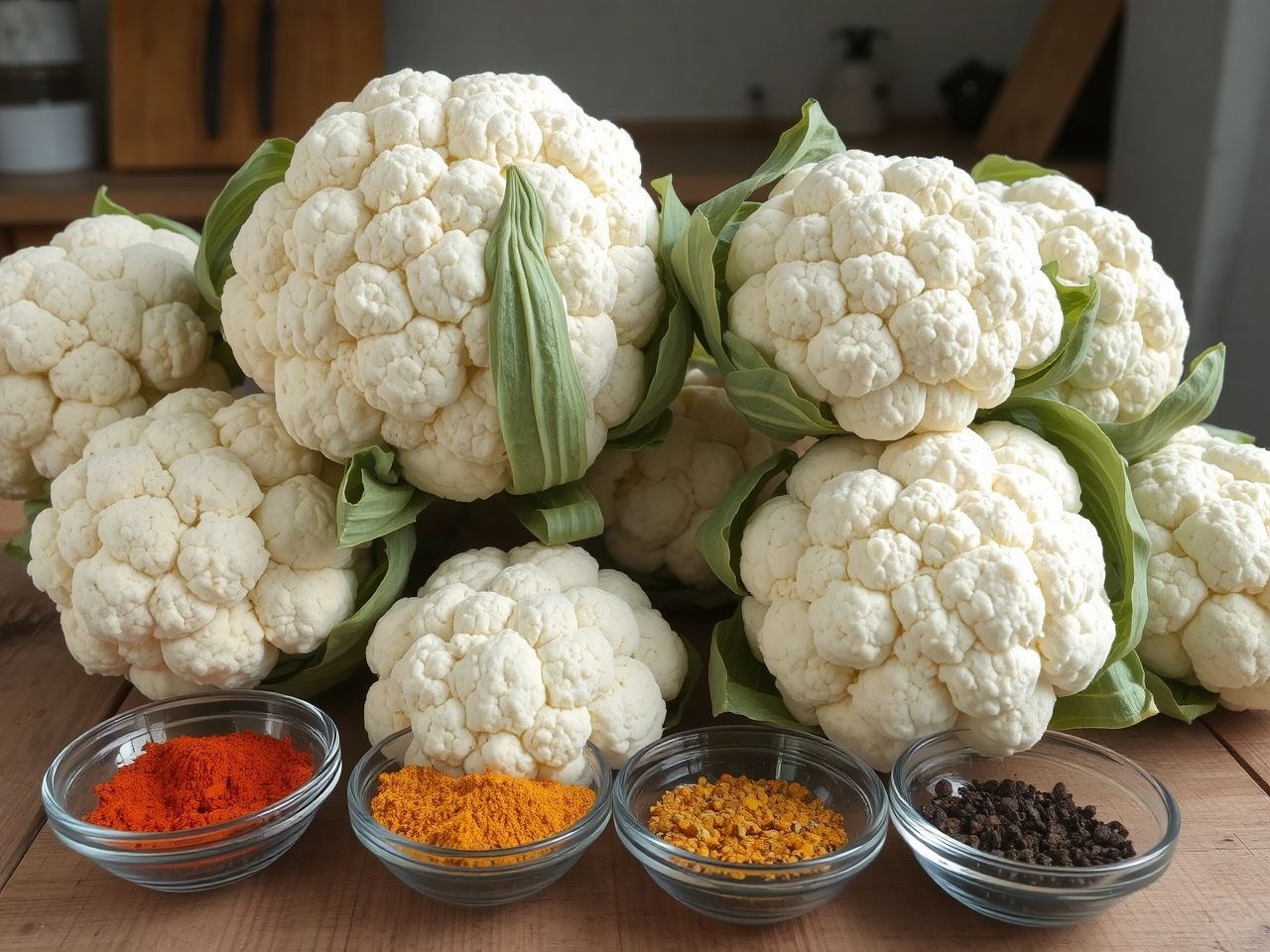 A karfiol indiai fűszerekkel ízesítve különleges, egzotikus ízt kap.