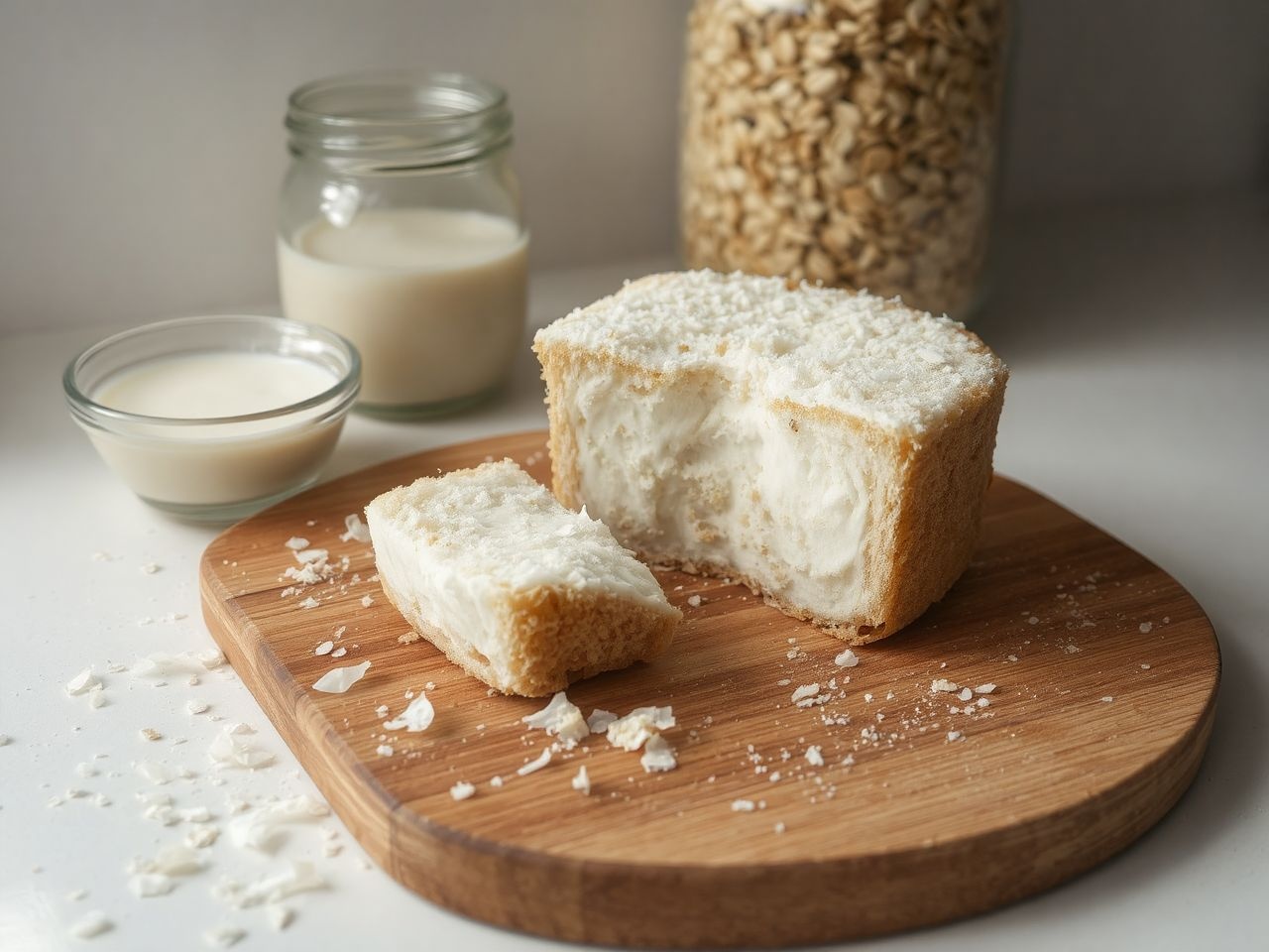 A kókuszos sport szelet sütés nélkül, percek alatt készül.