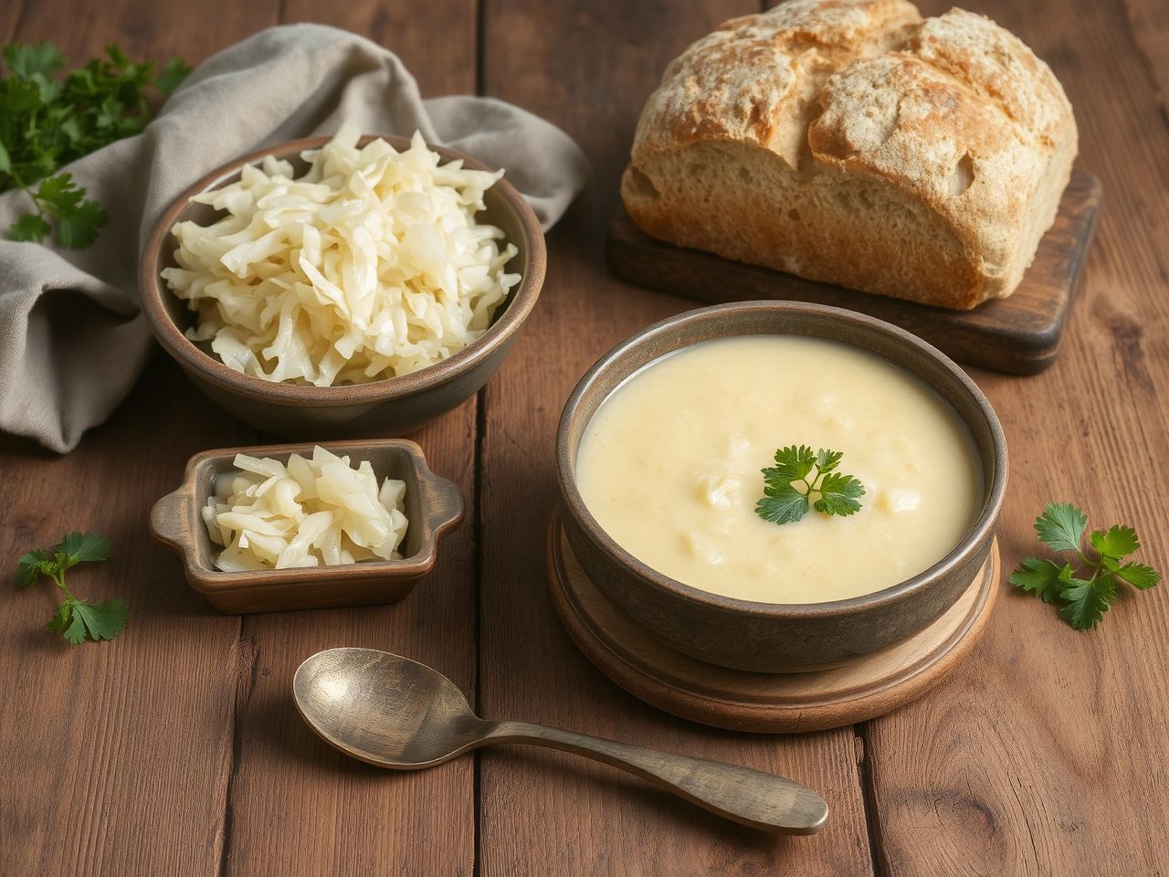 A savanyú káposztás főzelékek vitamindús, hagyományos magyar ételek.