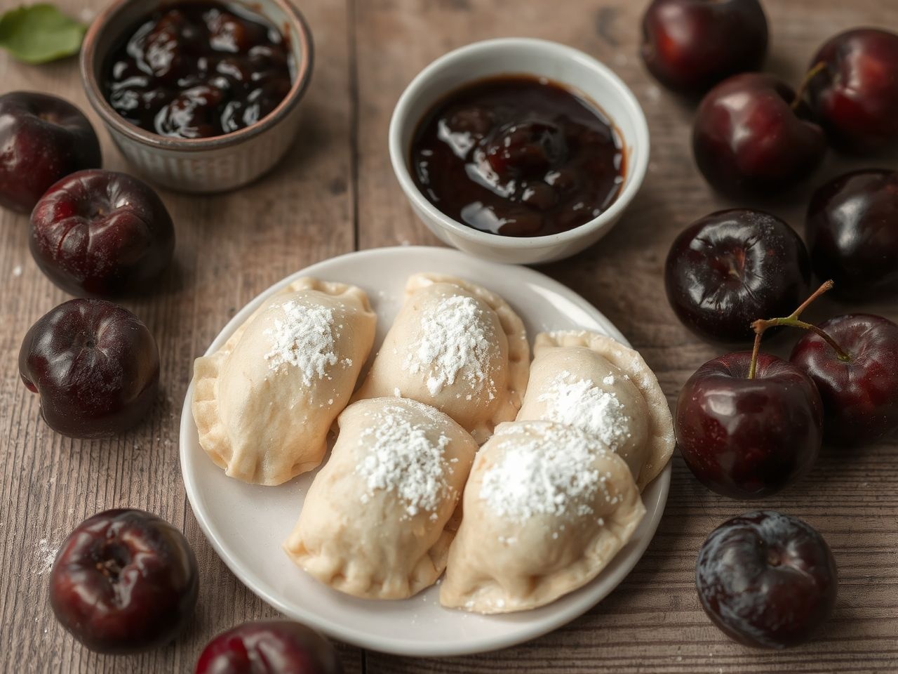 A szilvalekvár és gombóc rejtett cukorral növeli kalóriatartalmat.