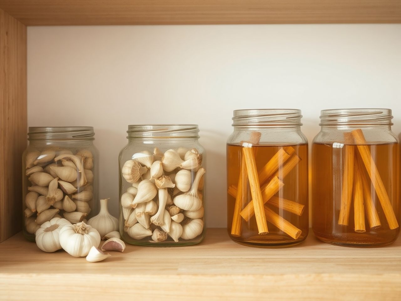 A mézben érlelt fokhagyma hűtőben hetekig eltartható.