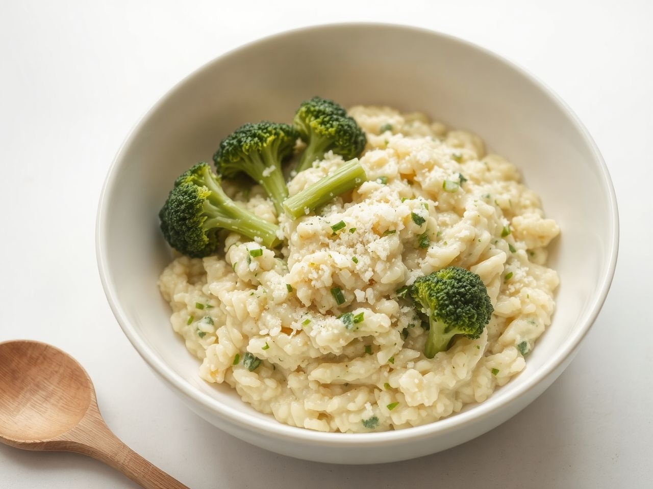 A brokkoli krémességét egy kevés vaj és parmezán fokozza.