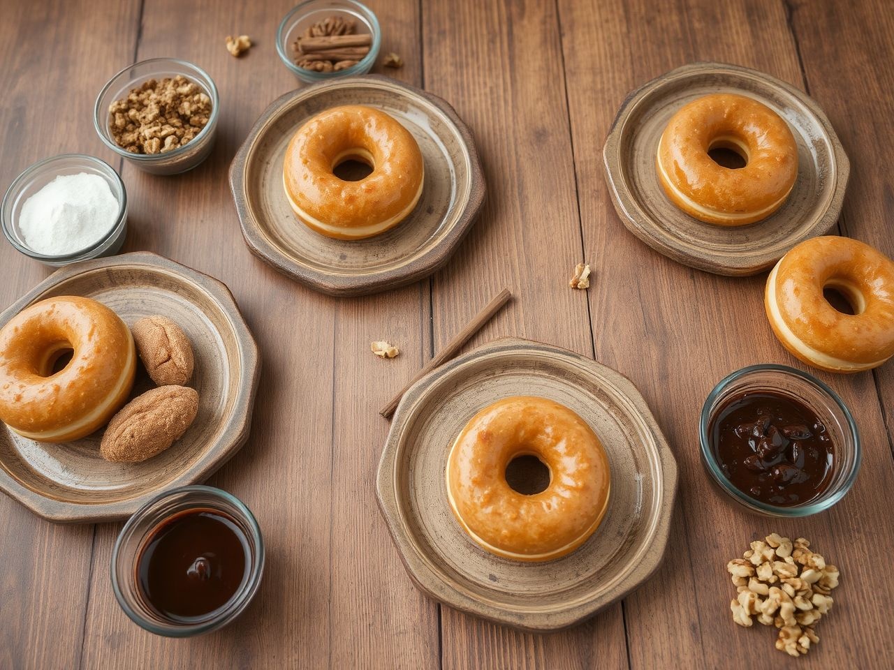 A diós fánk tölteléke ízlés szerint változtatható kreatívan.