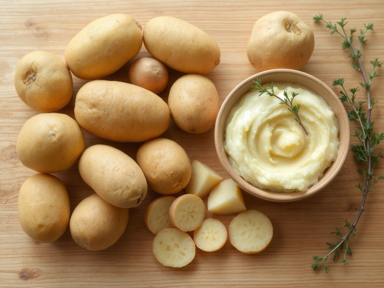 A lisztes burgonya a püré krémes állagának titka.