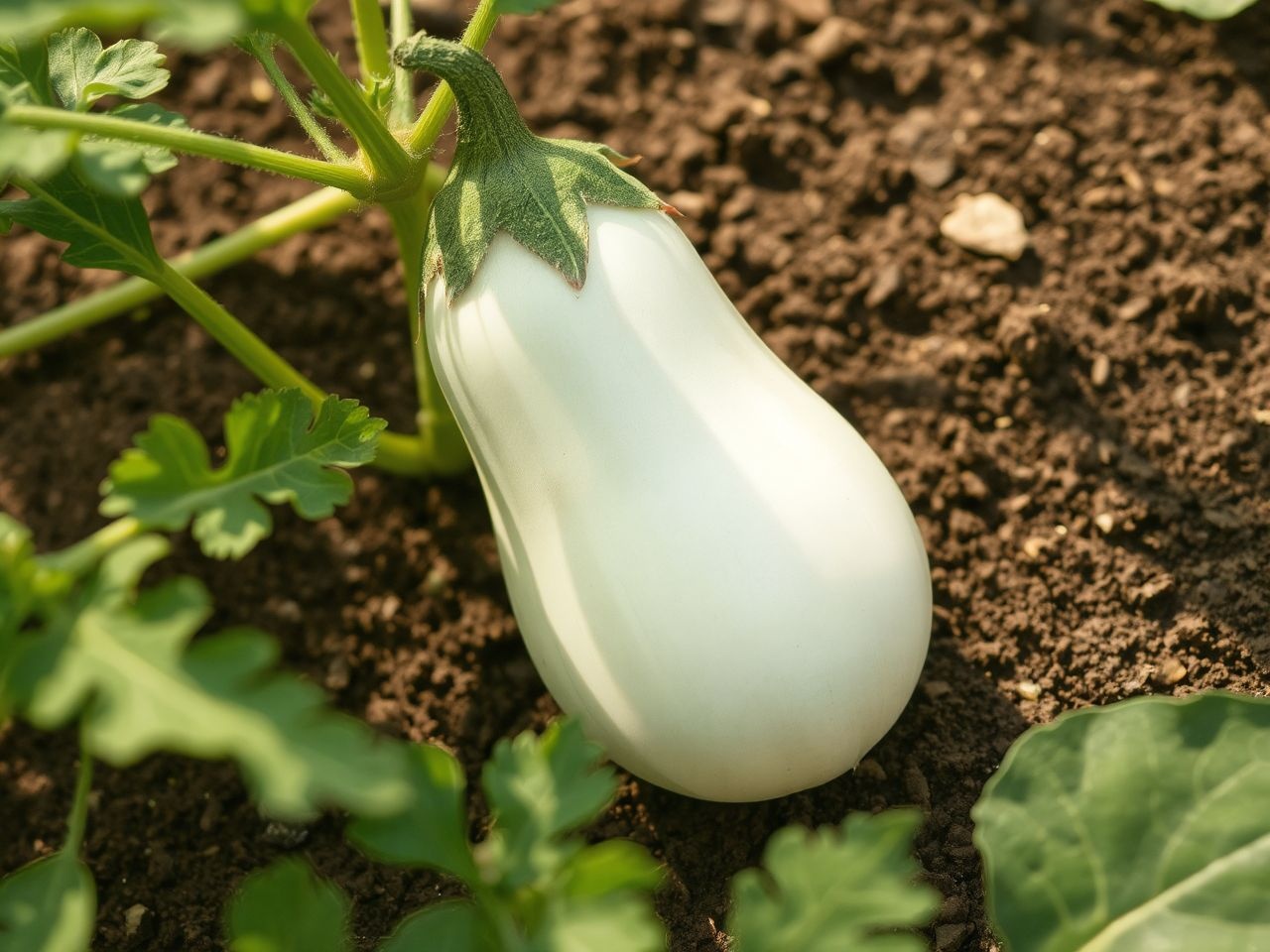 A fehér padlizsán kevesebb keserű anyagot tartalmaz, könnyebben termeszthető.