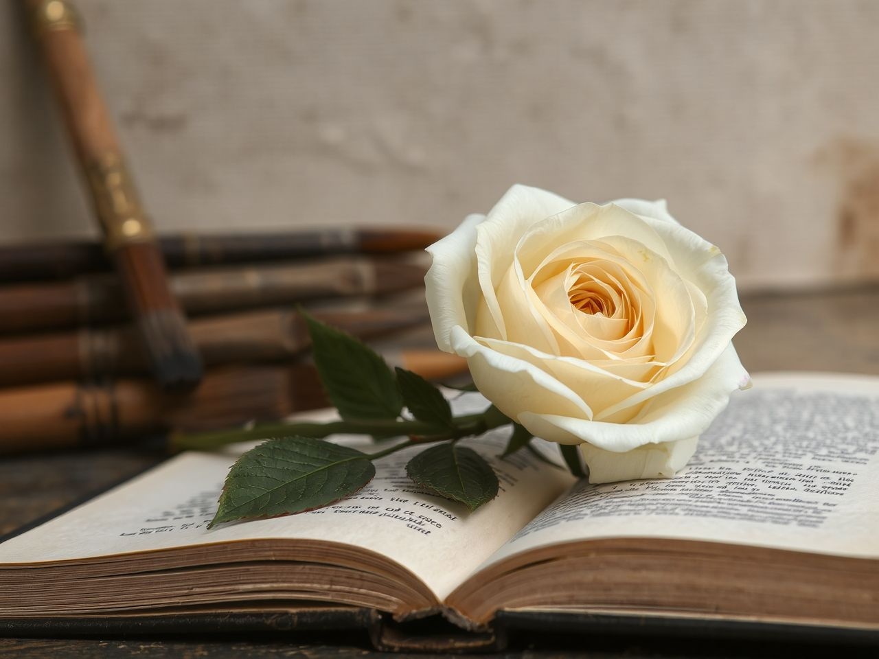 A fehér rózsa a művészetben az ártatlanság jelképe.