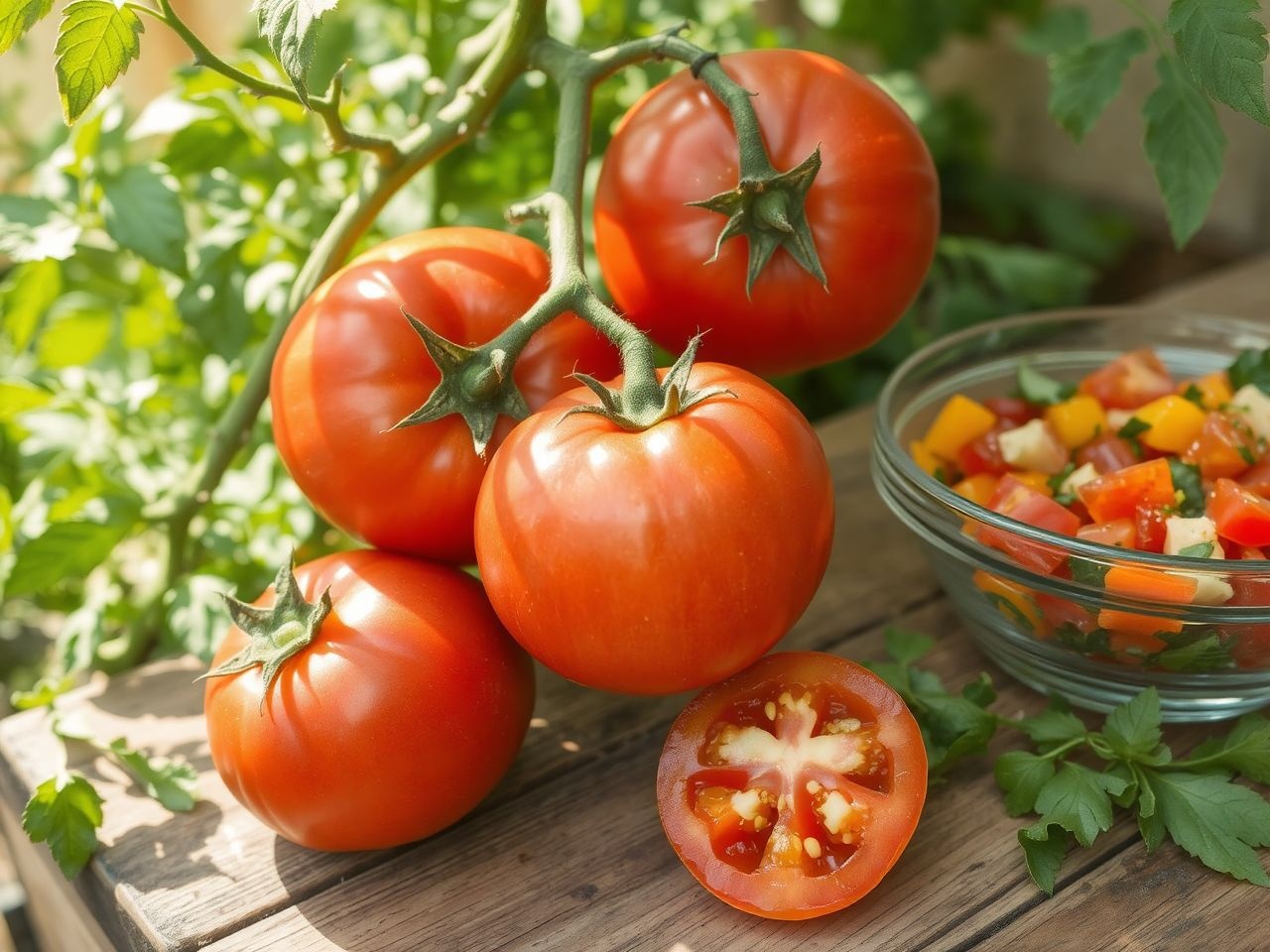 A Góliát paradicsom gazdag likopinban, erős antioxidánsban.