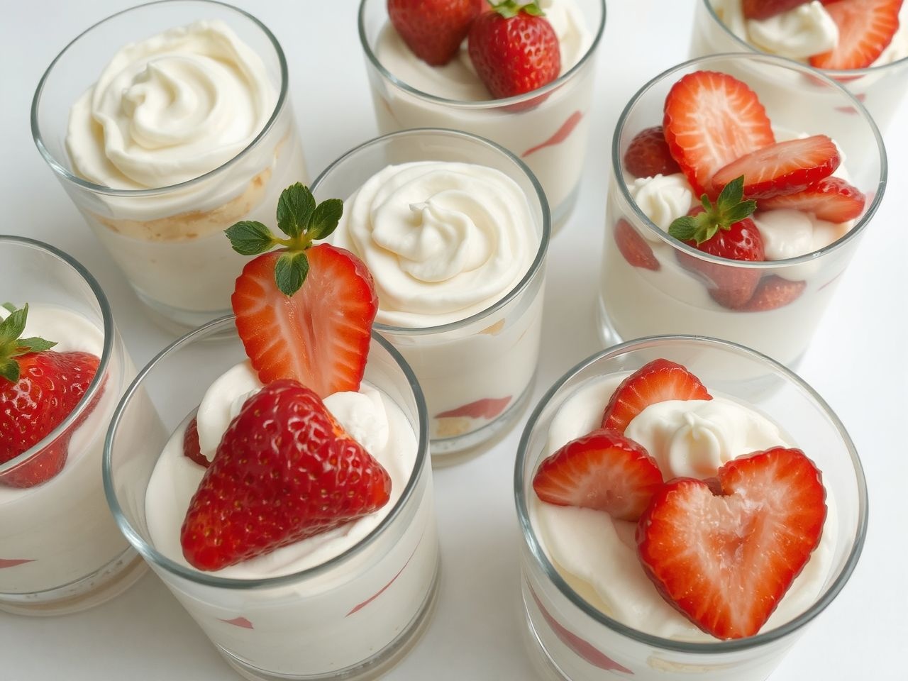 A krémek textúrája és ízei végtelen variációkat kínálnak.