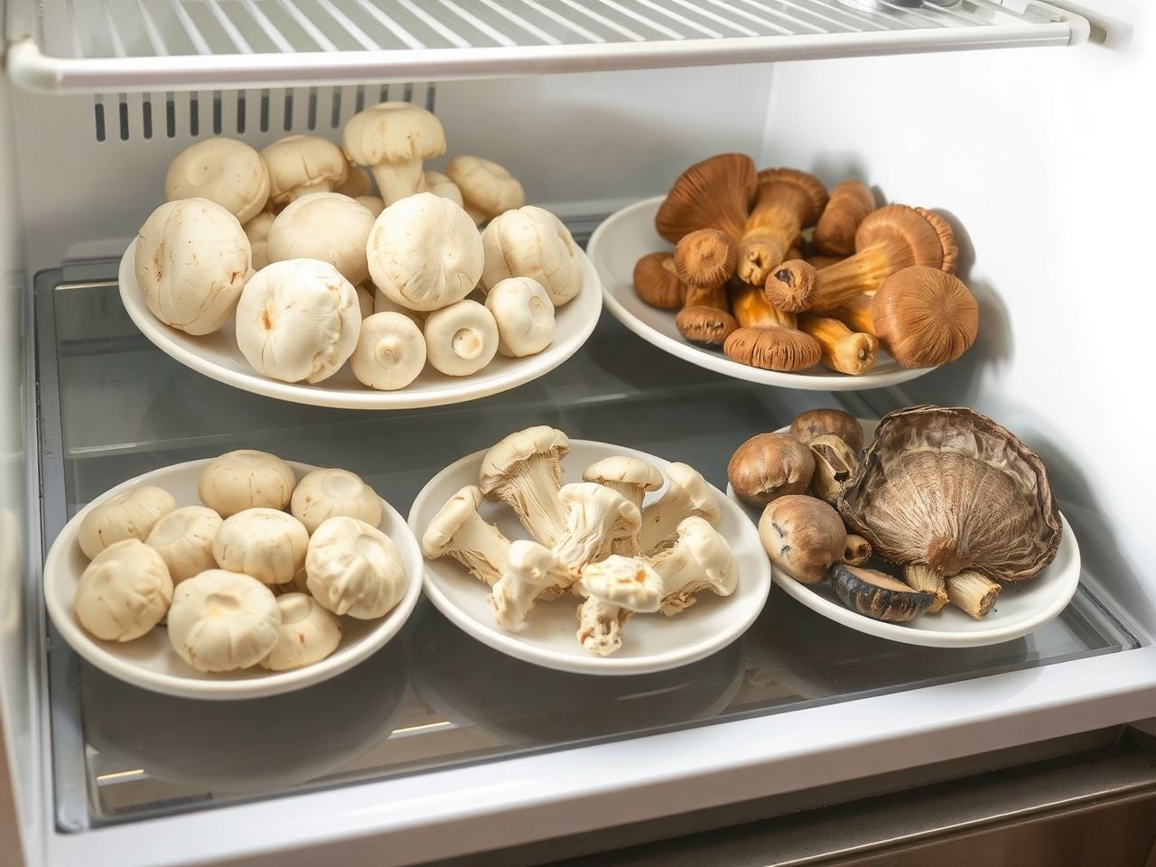 A csiperke három-négy napig friss marad hűtőben tárolva.