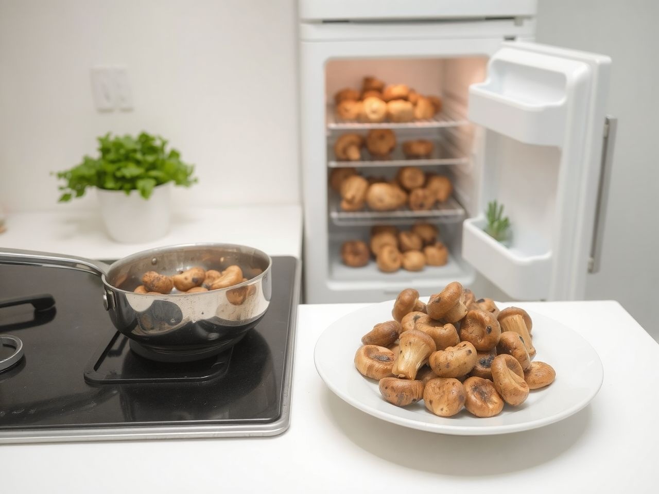 A gomba újramelegítve is megőrzi ízét és állagát megfelelően.