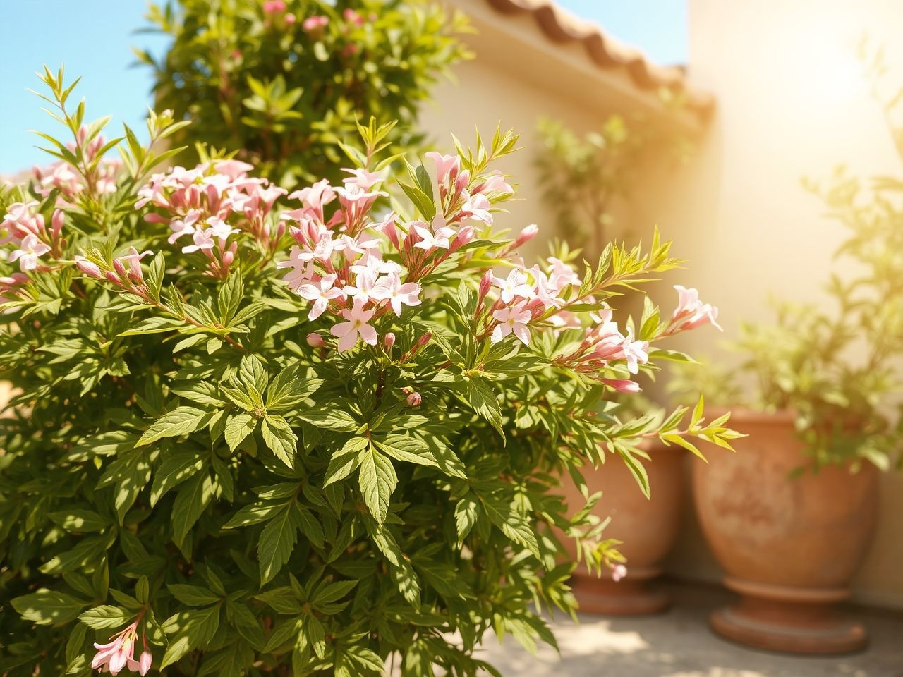 A babérrózsa a napos, meleg helyeket kedveli a legjobban.