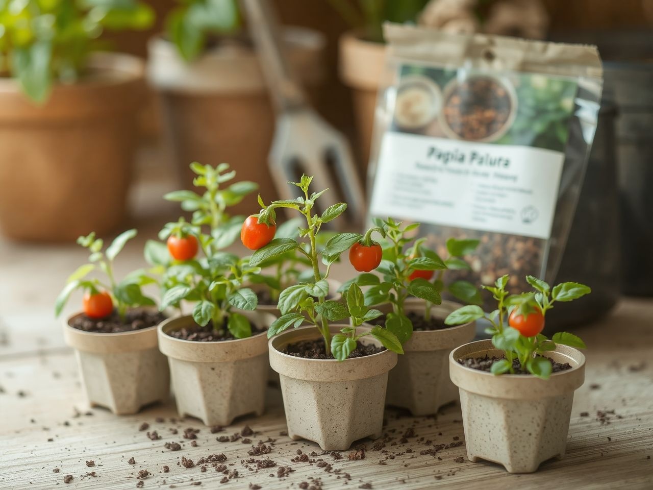 A paprikavirág magról könnyen nevelhető, gyorsan virágzik.