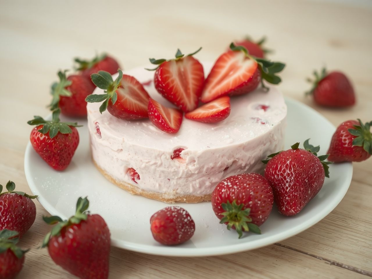 A sütés nélküli epertorta percek alatt elkészíthető, frissítő desszert.