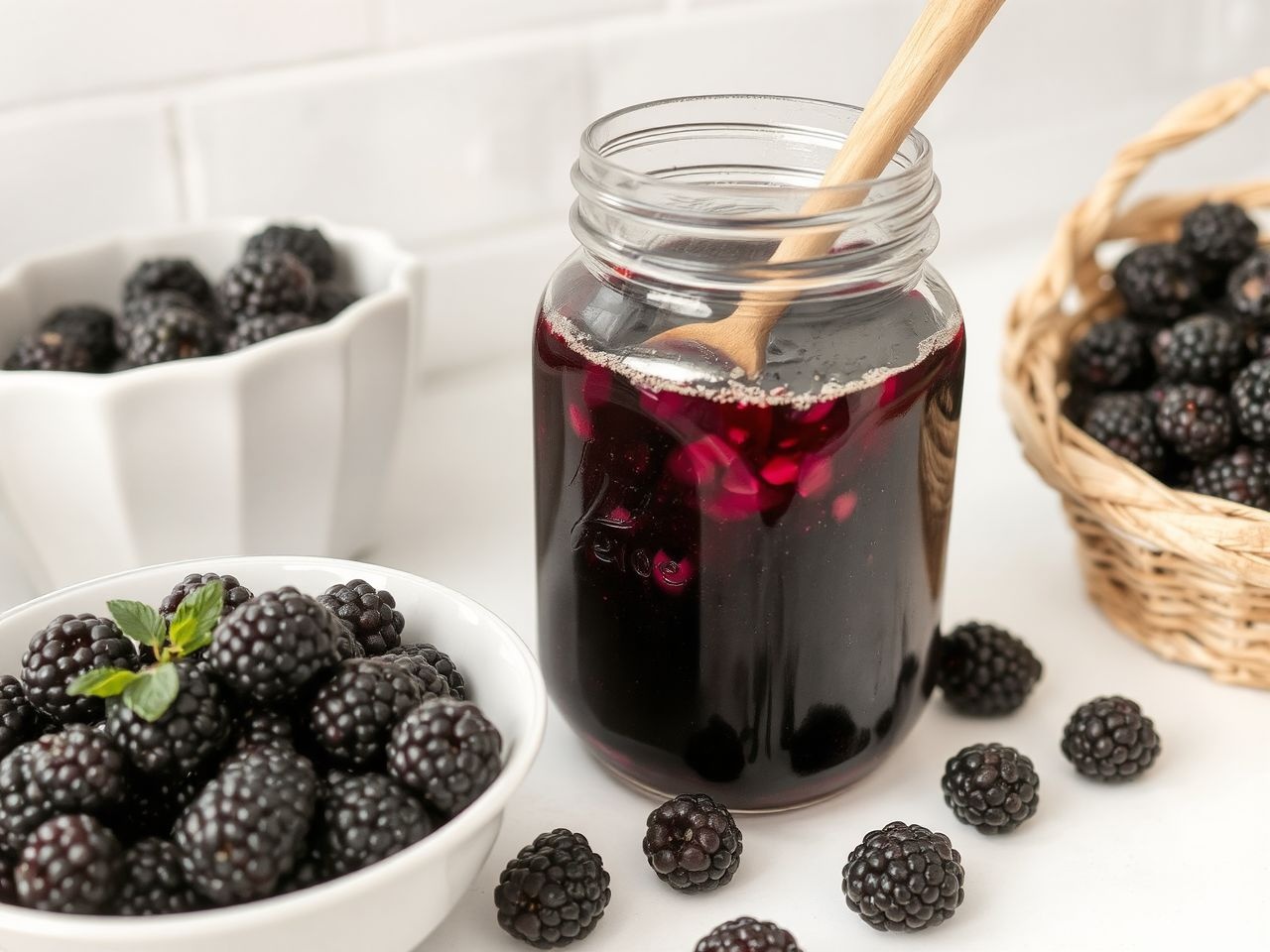 A szederbor erjesztése 2-3 hétig tart ideális hőmérsékleten.