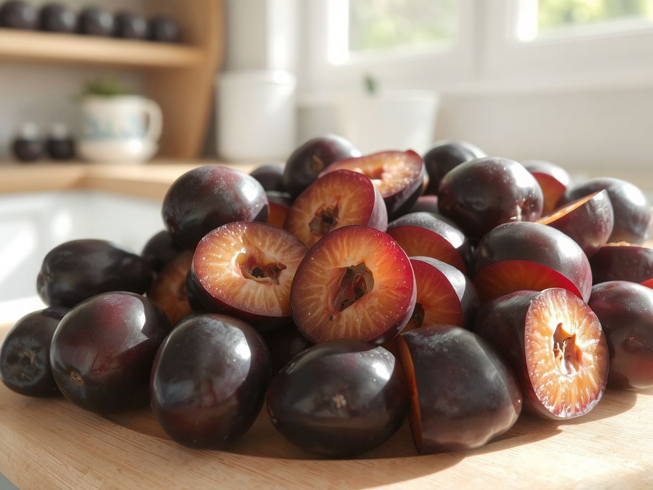 A házi szilvaaszalás megőrzi a gyümölcs természetes tápanyagait.