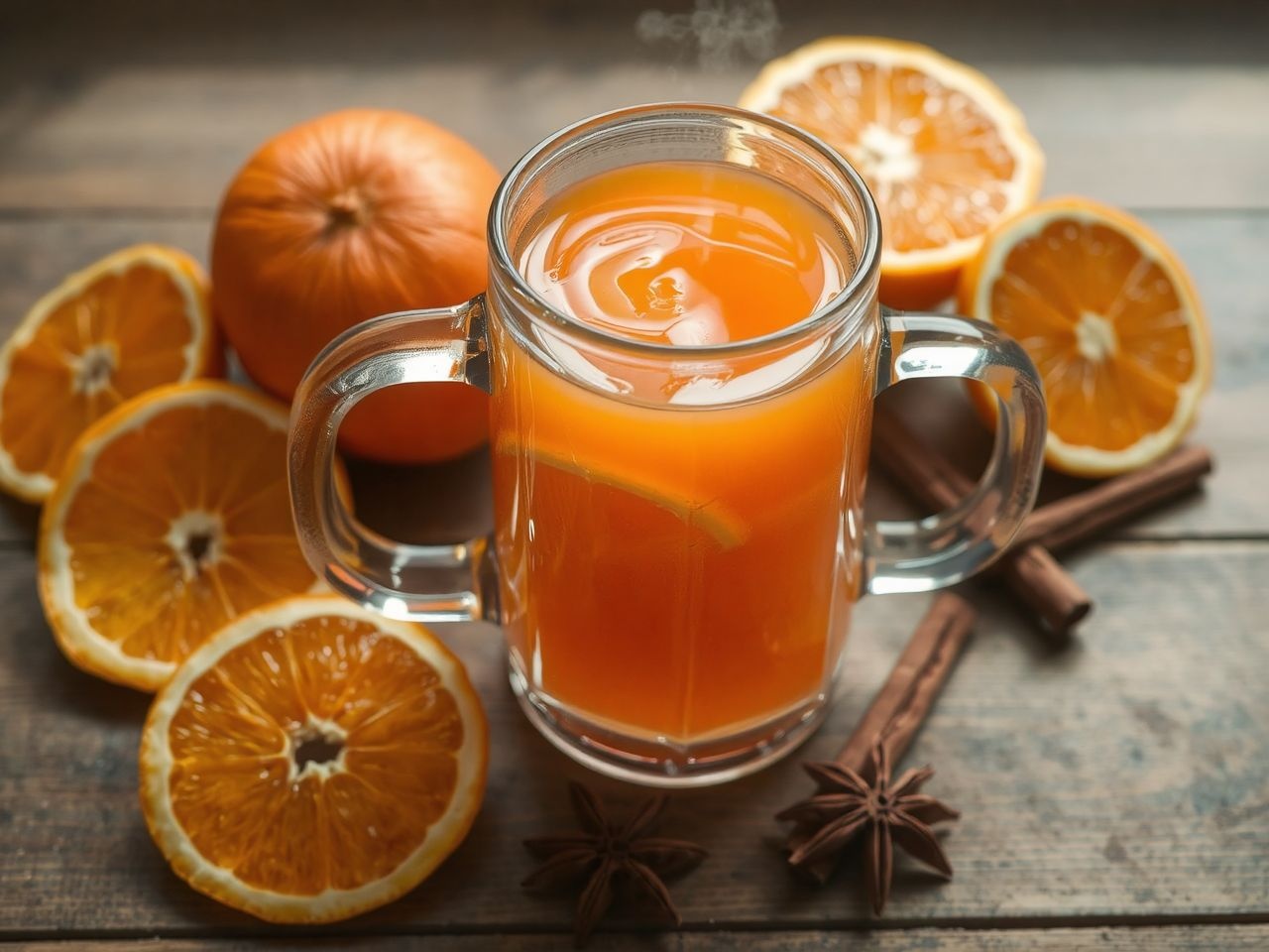 Az alkoholmentes narancsos puncs gyerekeknek is biztonságos.