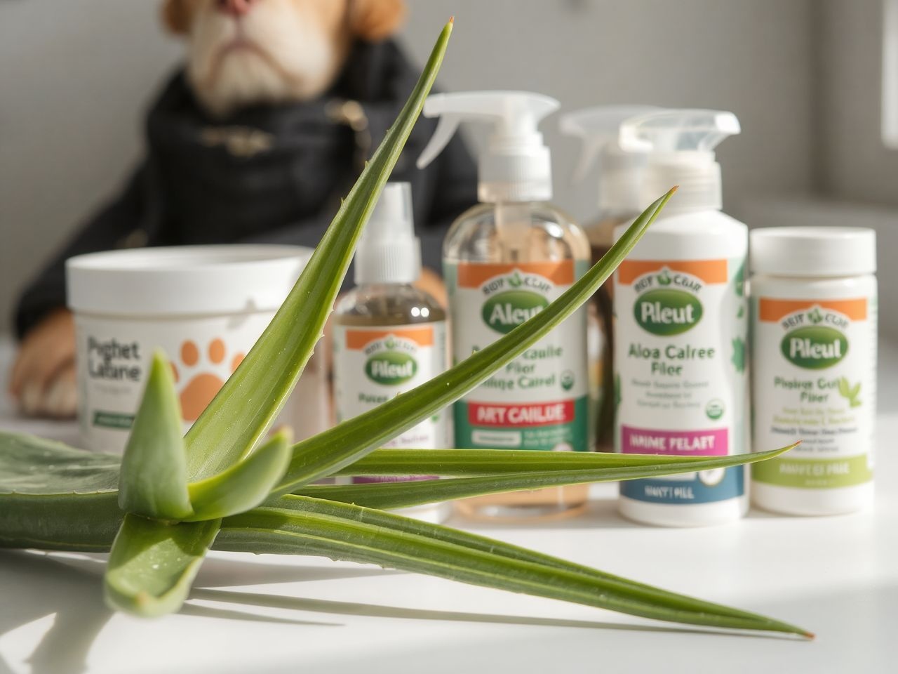 Az aloe vera külsőleges használata általában biztonságos kutyáknak.