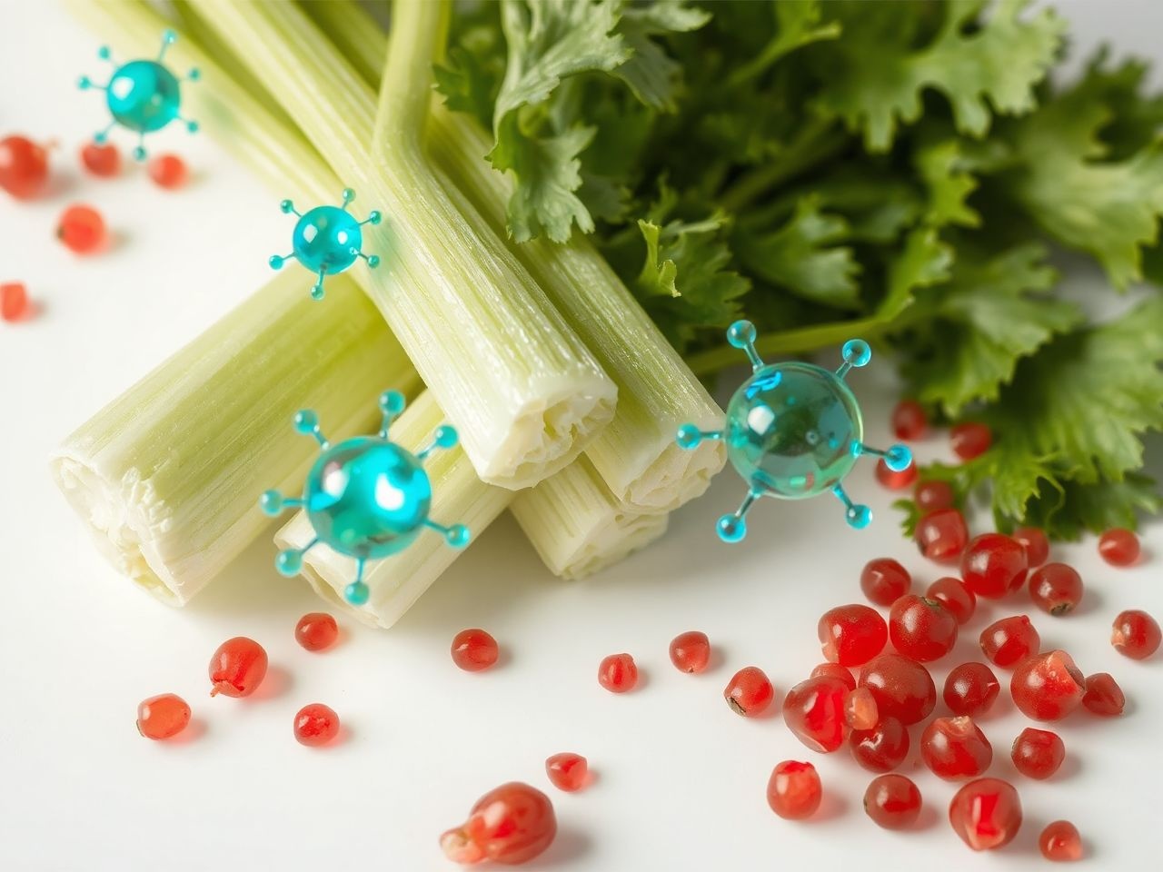 A zeller gazdag antioxidánsokban, amelyek semlegesítik a szabadgyököket.