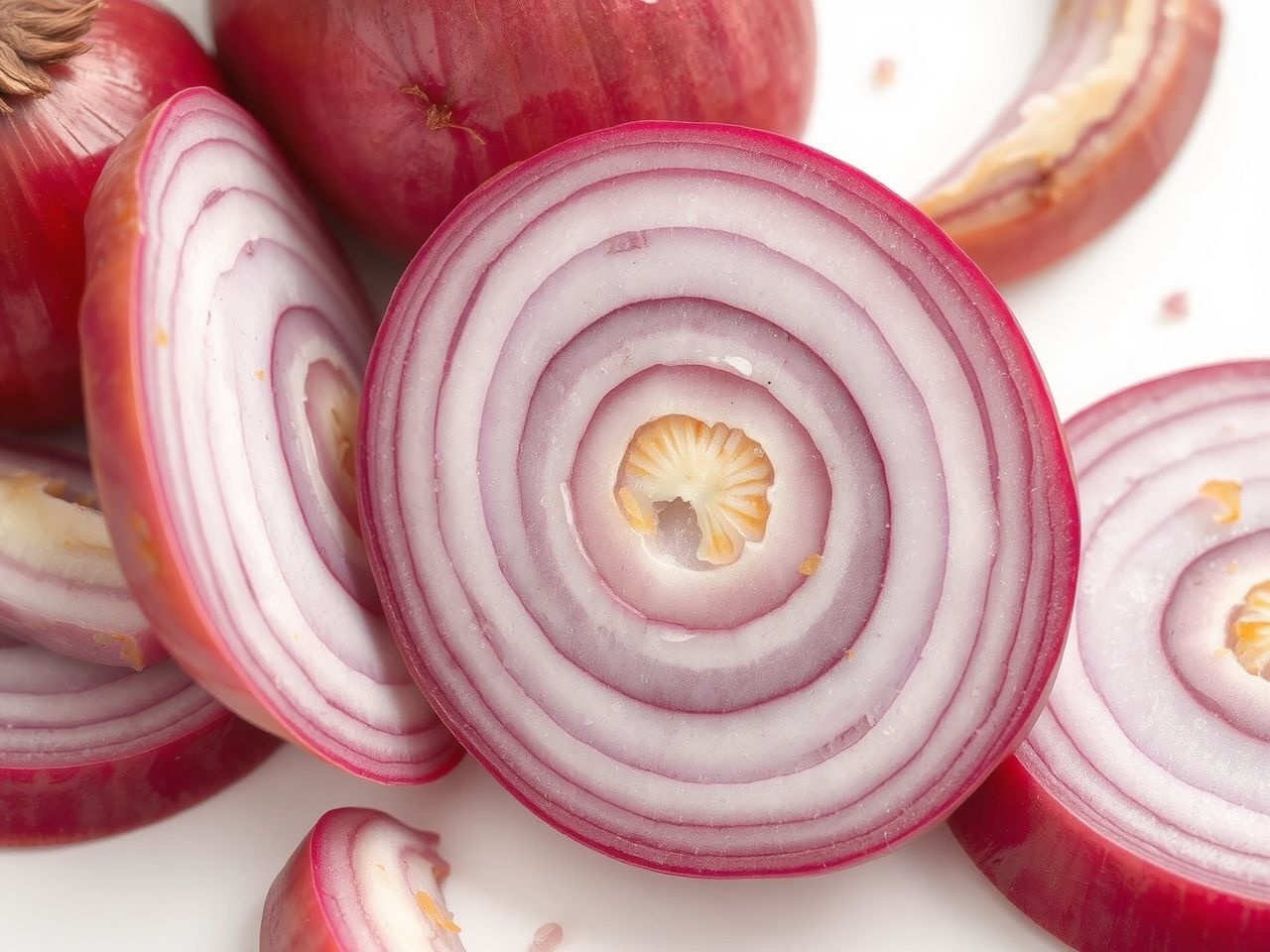 A hagyma kvercetint és antociánokat tartalmaz, melyek erős antioxidánsok.