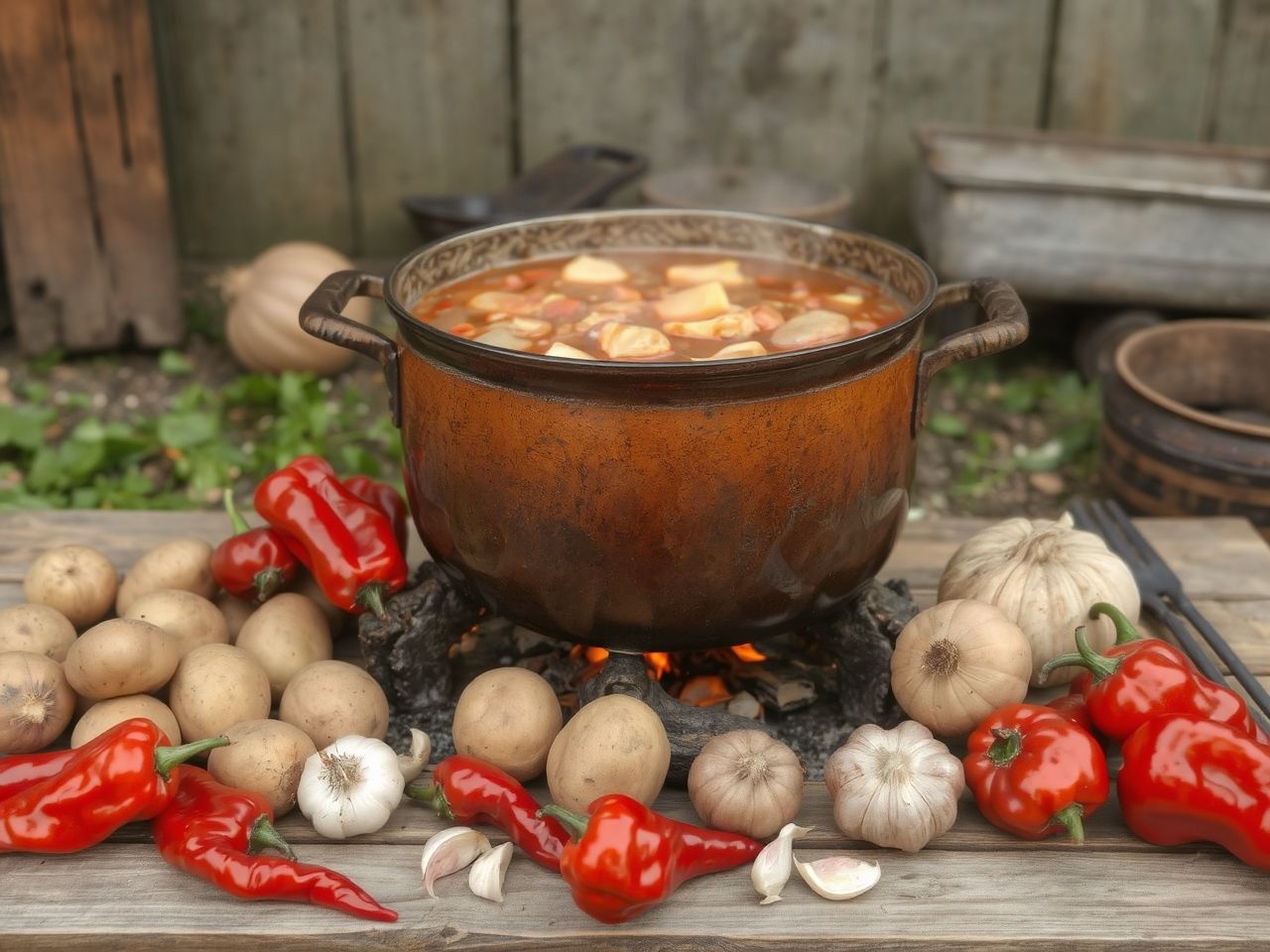 Az eredeti paprikás krumpli titka a fűszeres, gazdag pirospaprika.