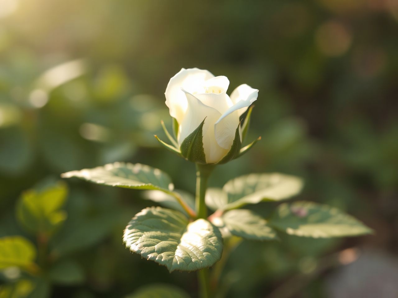 A fehér rózsa az új kezdetek és remény jelképe.