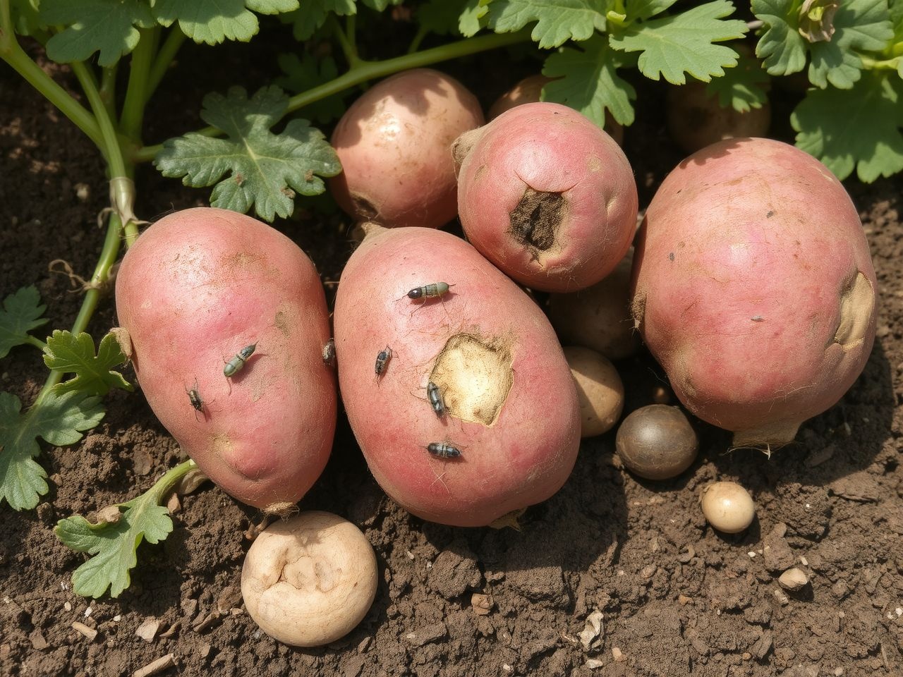 A Red Scarlet burgonya ellenáll a leggyakoribb kártevőknek.